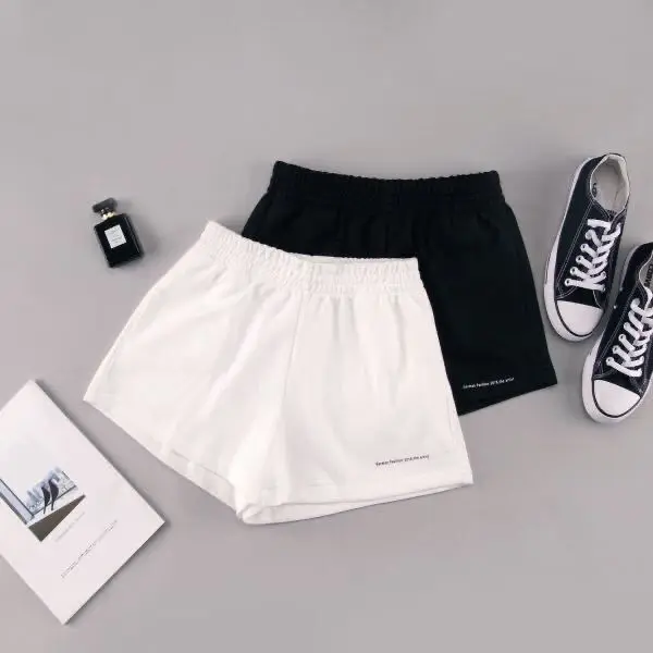 Y2K Shorts Sports High Waist Letter Print Casual Punk Summer Harajuku Retro 2022 Fashion Oversized Female High Street Solid new american eagle shorts