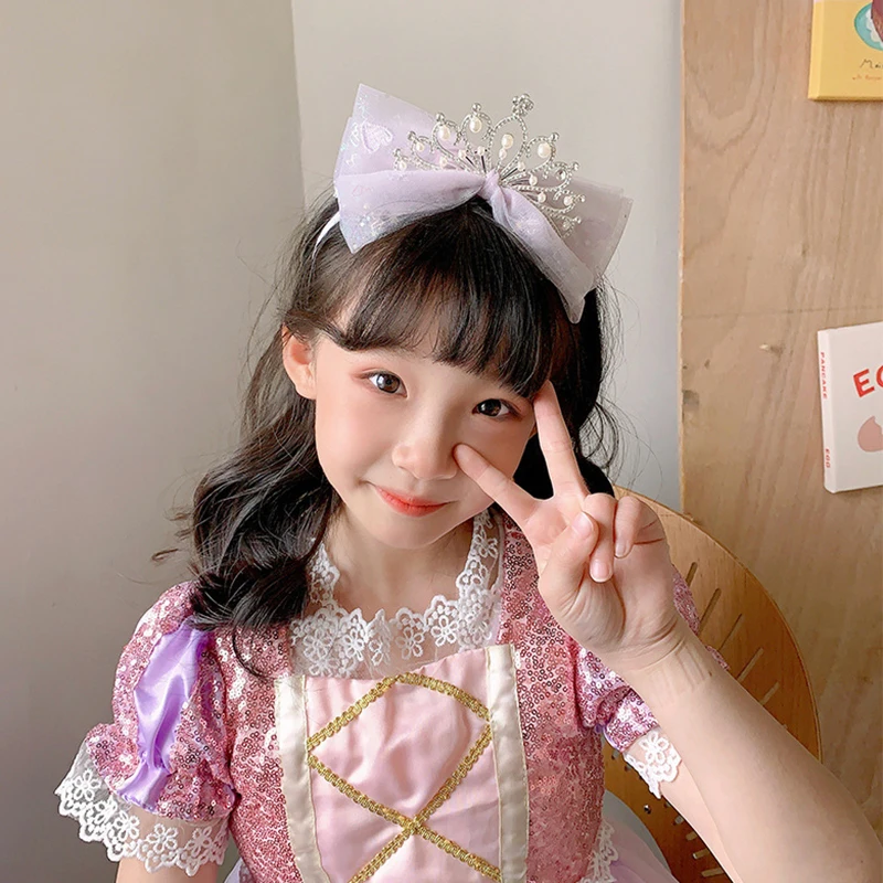 Princess Baby Crown Headwear Hair Hoops Girl Birthday Gifts Kids hair accessories hair headband accessories baby headband set