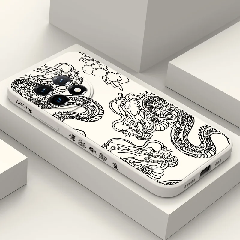 Dragon Travel Liquid Silicone Phone Case - Premium Protection Accessory