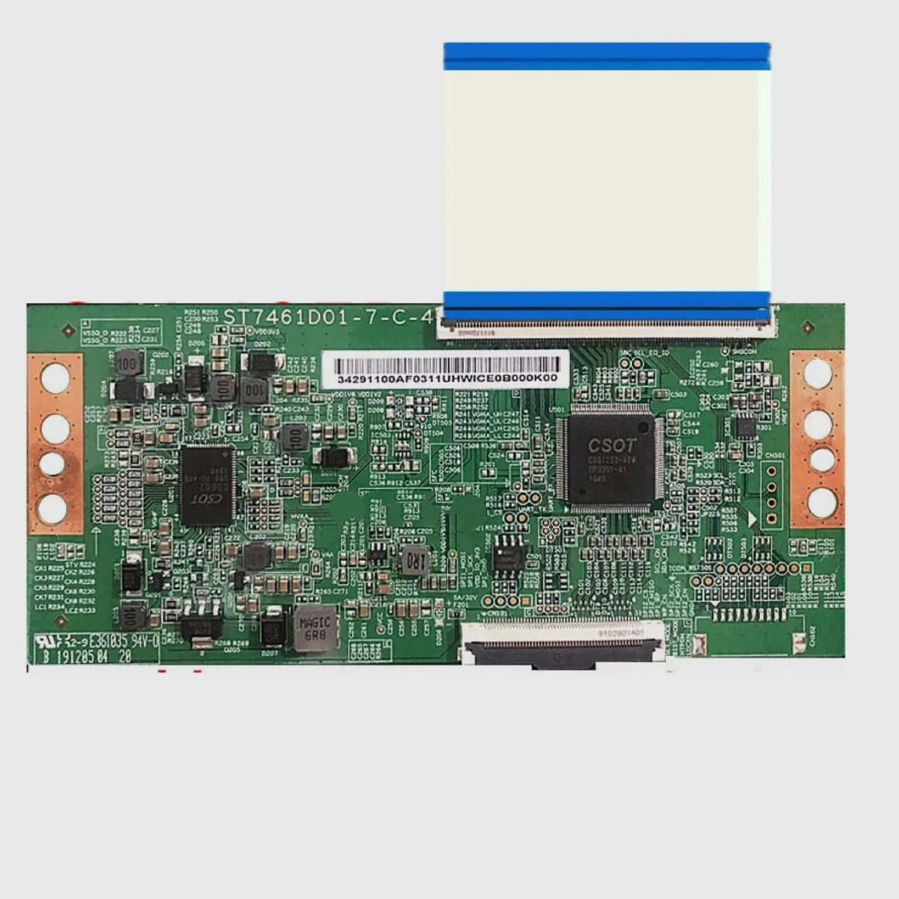 ST7461D01-7-C-4 LCD TV에 적합한 4K T-Con 보드 기존 로직 보드