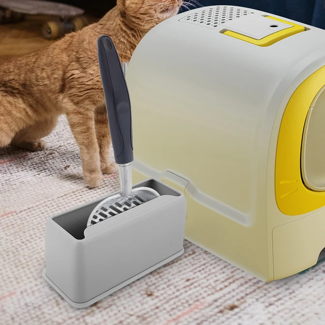 Plastic Durable Cat Litter Scoop Holder Universal Litter Shovel Storage Stand Pet Products Scoop Stand Litter Box Accessories
