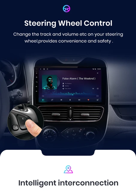DSP QLED Screen AI Voice 2 Din Android Auto Radio for Renault Clio 4 ZOE  2016-2019 Carplay 4G Car Multimedia GPS 2din Autoradio - AliExpress