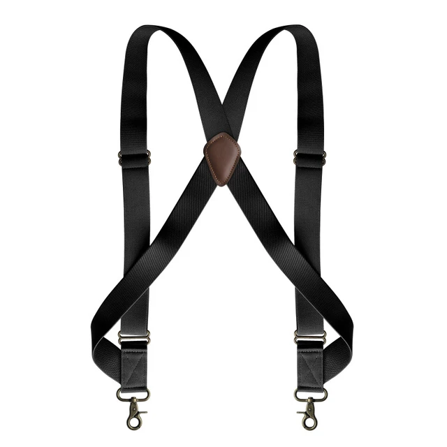 Suspenders  Braces - Back Suspenders Clip 2 Elastic Braces Adjustable  Strap Belt Men - Aliexpress