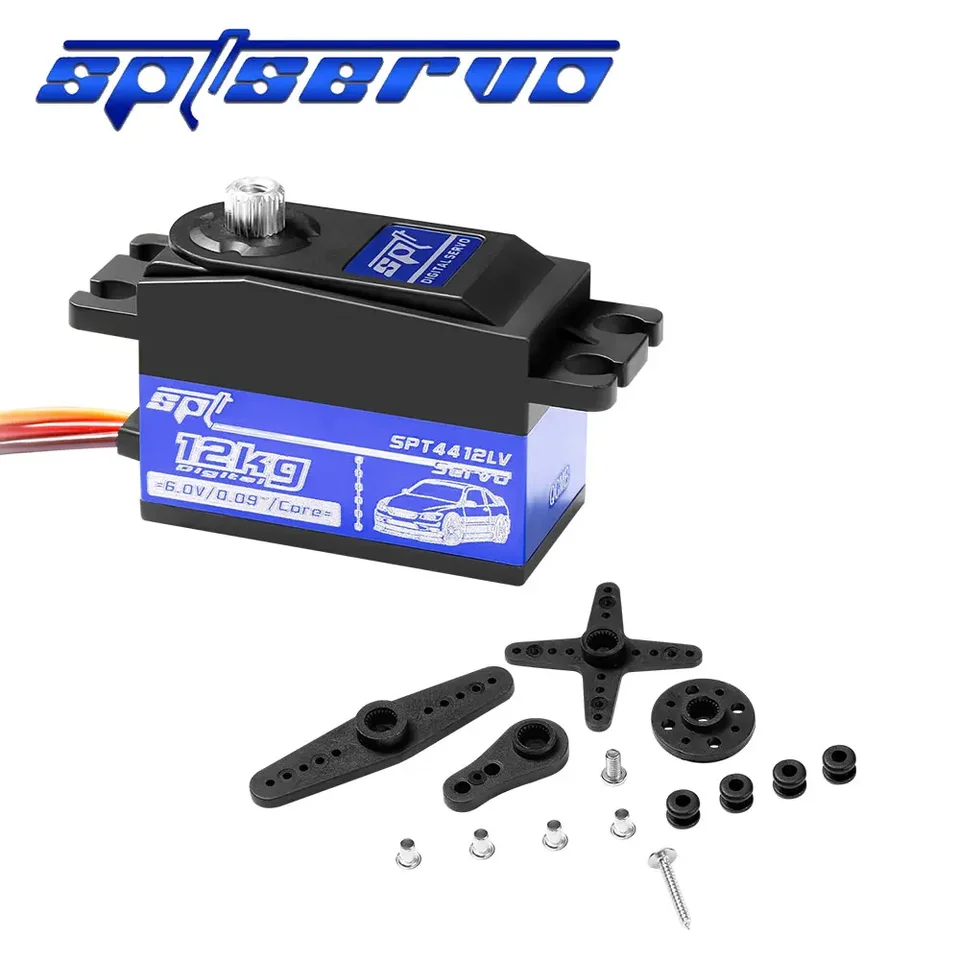 サボ サーボspt4412lv 12kg,デジタル,高トルク,メタルギア,ロープロファイル