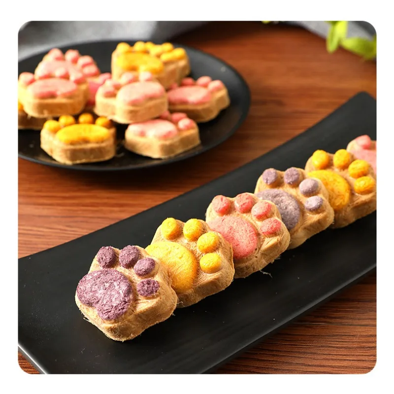 Cat and Dog Freeze Dried Snacks 10/20/50Pcs Pet Nutritional Snacks for Cats Freeze-Dried Cat Claw Biscuits Dog Snacks Pet Training Reward for Cat Dogs