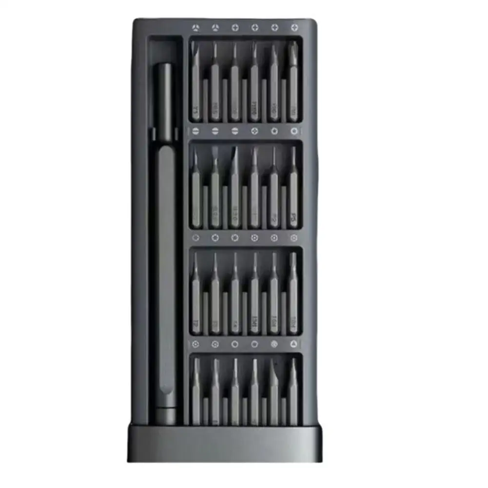 Precision 24-in-1 Magnetic Screwdriver Set with Hexagonal and Flat Heads