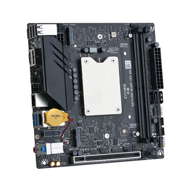 ERYING Mini ITX bricolage ordinateur de jeu carte mère CPU Combo Interposer Kit i7 12700H 14C20T CPU intégré DDR5 RAM NVME LGA1700 6