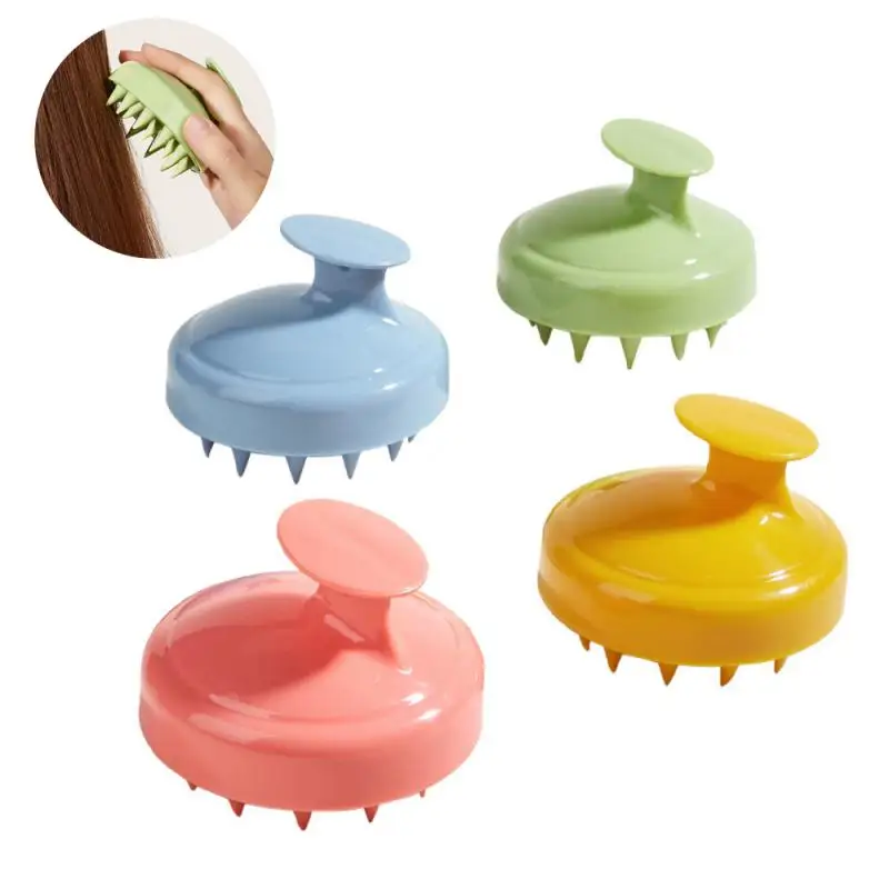 

Silicone Shampoo Scalp Hair Massager Head Body Scalp Massage Brush Comb Hair Washing Comb Shower Brush Bath Spa Massage Brush
