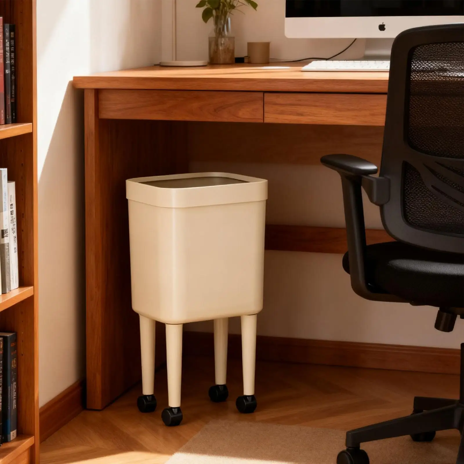 Trash Can Practical Waste Bin Garbage Can Wastebasket for Office Kitchen Bedroom Toilet Trash Can Practical Waste Bin Garbage Can Wastebasket for Office Kitchen Bedroom Toilet