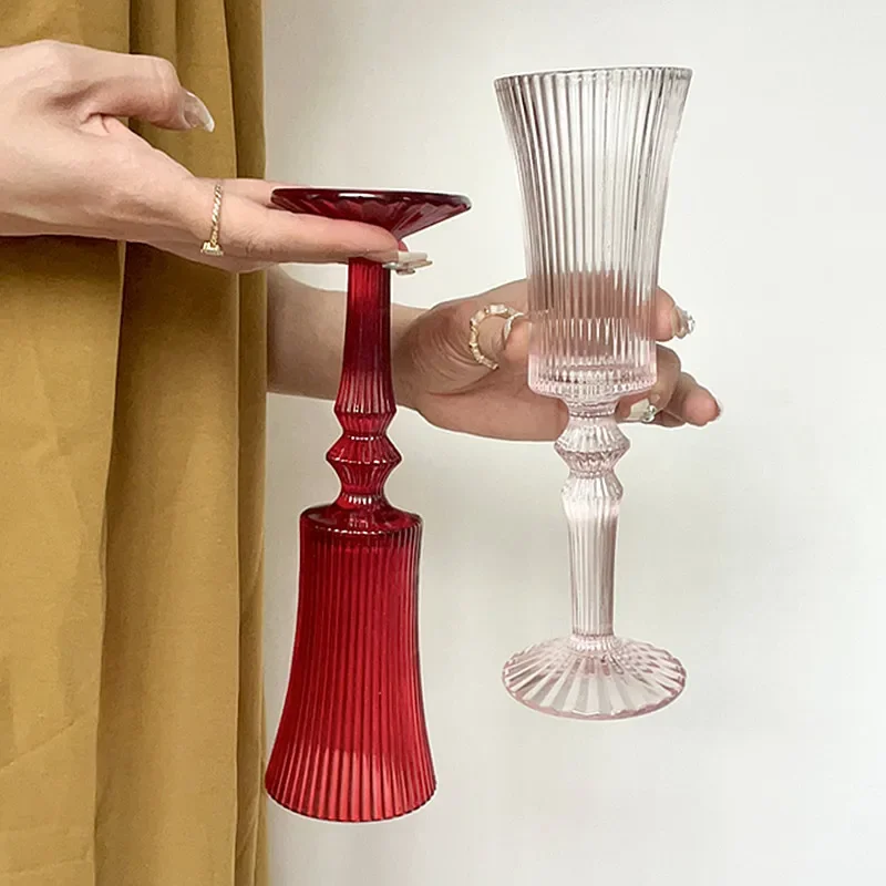 Vintage Champagne Cup, High Beauty, French, Medieval Goblet, Glass Wine Glass, Red Wine Glass, Wedding Gift