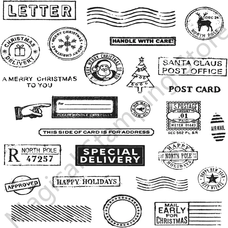 

2022 New Products Vintage Transparent Scrapbook Stamp Line Diary Craft Card Greeting Card DIY Engraving English Stamp Handmade