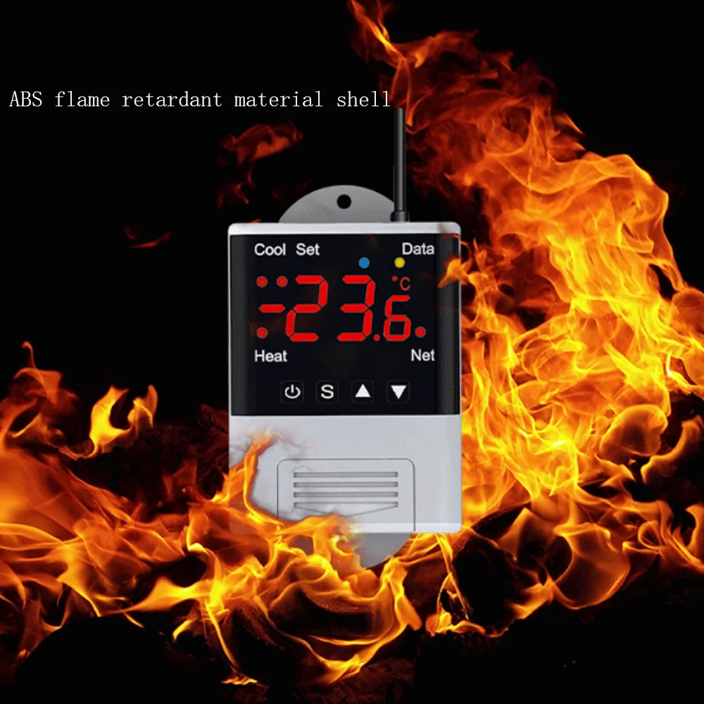 

DTC1201 AC 110-230V Intelligent WiFi Thermostat NTC Sensor Digital Display Temperature Controller Electronic Thermoregulator