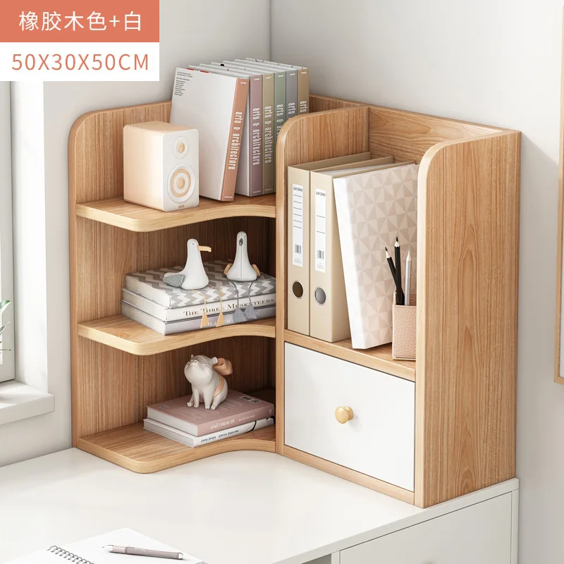 Aoliviya Official New Desktop Bookshelf Shelf Desk Simple Office Corner Table Student Minimalist