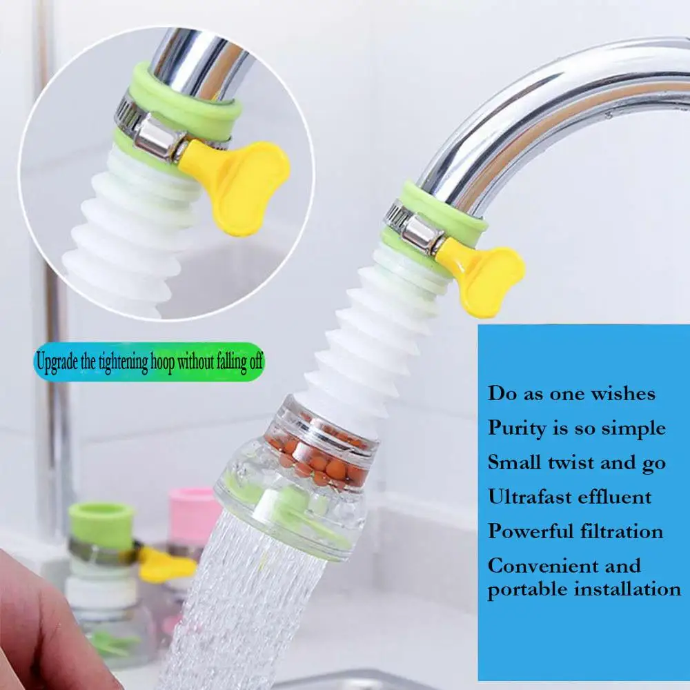 360 Rotate Faucet Kitchen Faucet Aerator Water Diffuser Bubbler Water Saving Filter Shower Head Nozzle Tap Connector shower head filter shower head shower nozzle shower water filter
