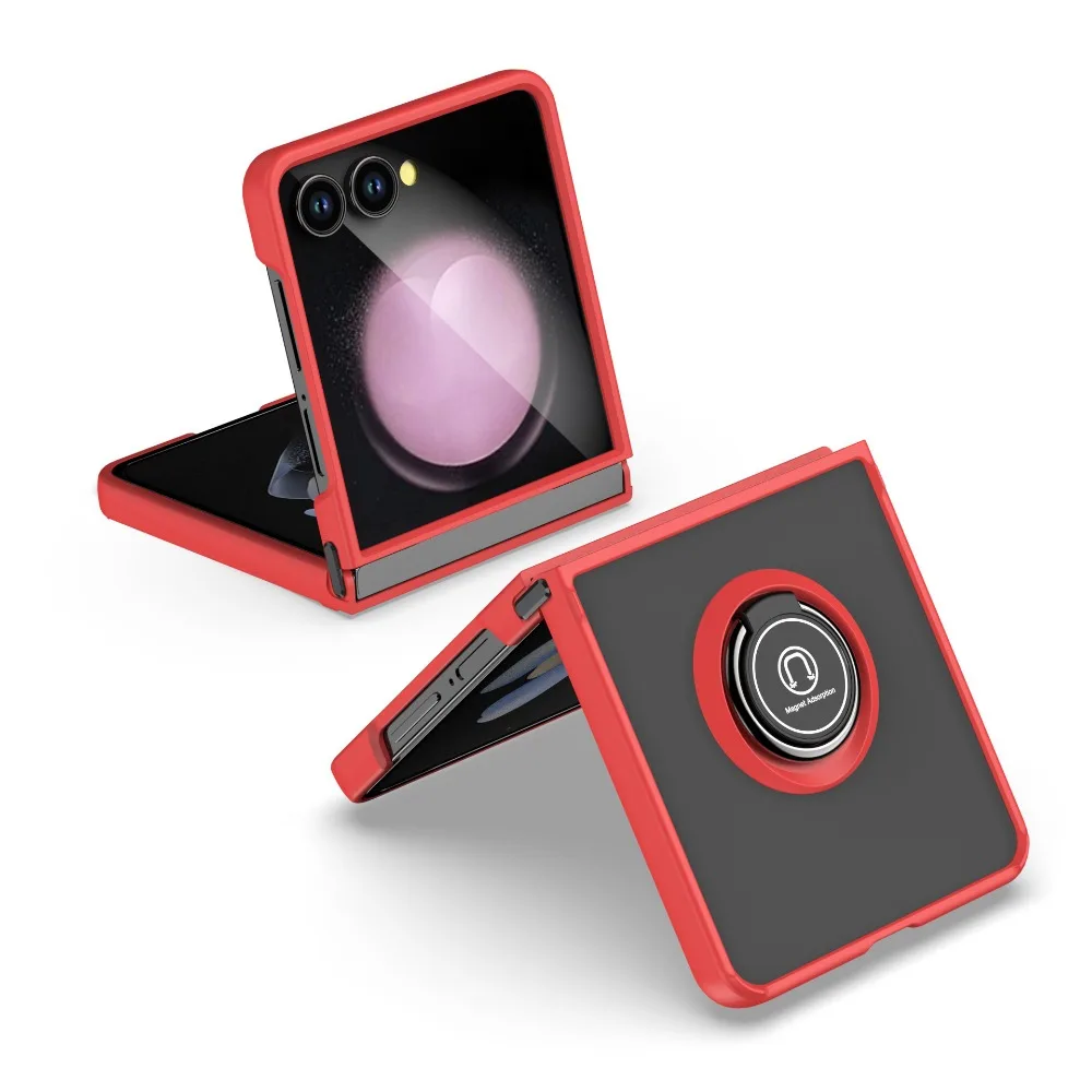Armor Matte Car Ring Holder Shockproof Phone Case Cover