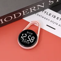 Montre suspendue électronique LED, veilleuse numérique, montre de poche 5