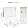 Laundry Pods Container Acrylic Storage Box With Bamboo Lid Wall Mounted Washing Capsule Organizer Clear Capsule Storage Box 6