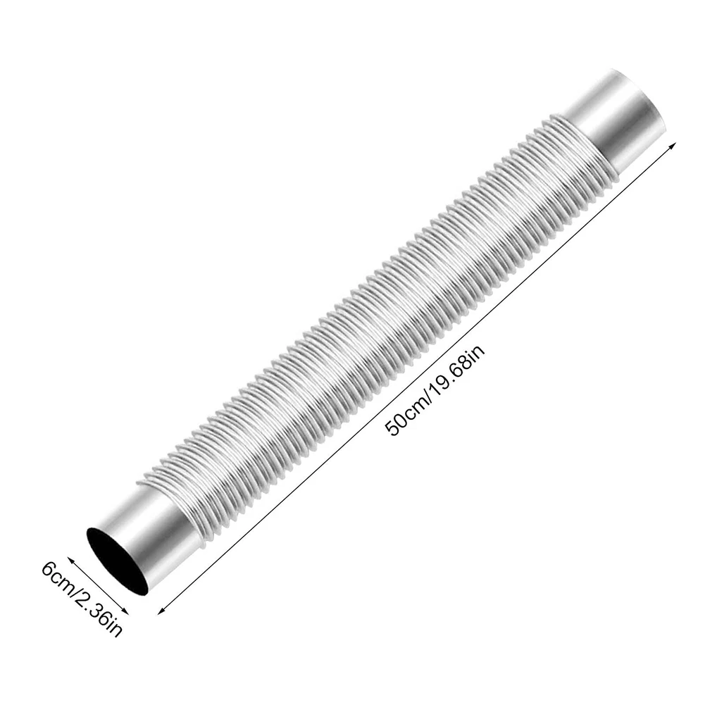 50*6cm Wood Stove Pipe Stainless Steel 90 Degree Elbow Chimney Liner Bend 90&deg; Multi Flue Stove Pipe Vent Exhaust Accessories chimney liner bend chimney liner pipe