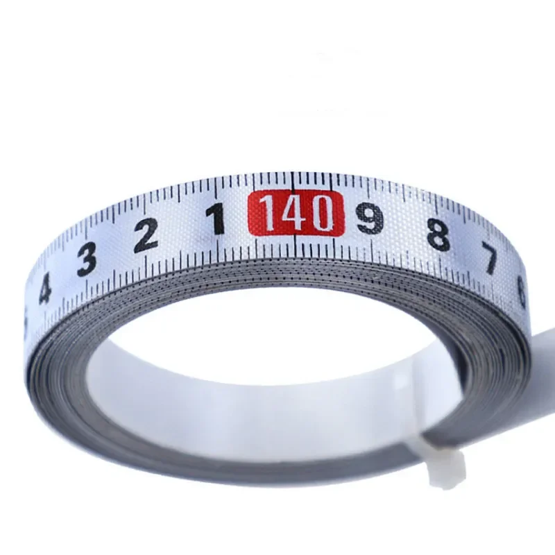 Stainless Steel Self-Adhesive Metric Tape Measure – Rust-Proof and Wear-Resistant Ruler (1-5m)