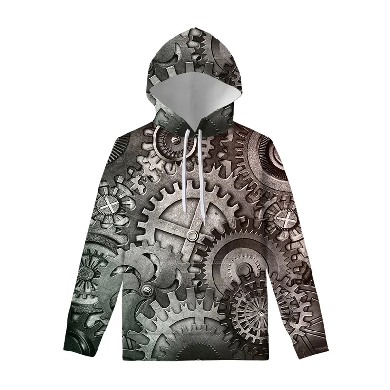 thumbnail image 1 of Sudadera con capucha retro con estampado 3D de Metal Gears para hombre, sudadera con capucha holgada de manga larga para primavera y otoño, sudaderas de calle de gran tamaño, 1 of 4