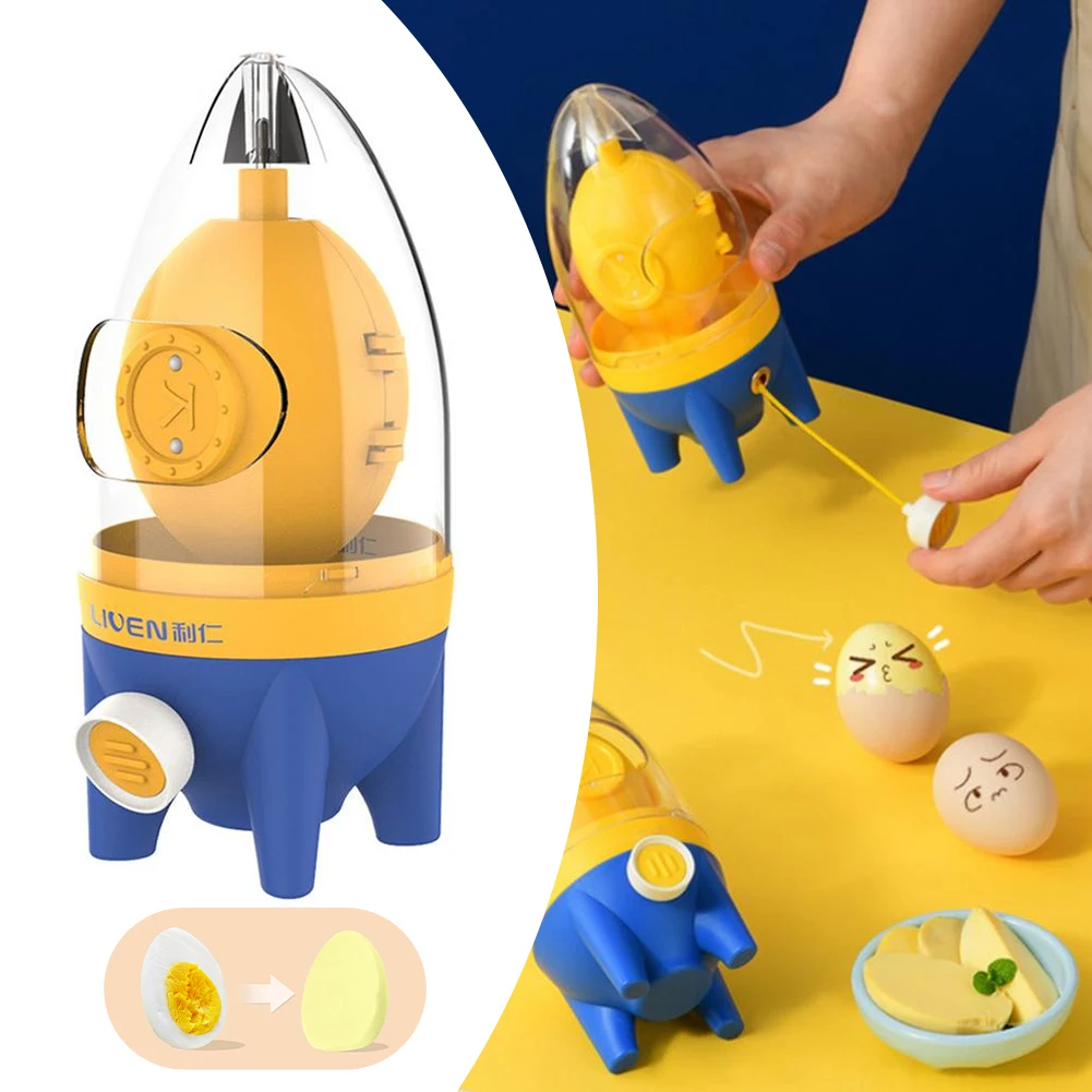 Rocket Golden Egg Maker Household Eggs Yolk Manual Mixing Gadget