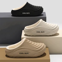 Warm Long Plush Waterproof Eva Indoor Slippers Women 2025 Winter Soft Thick Bottom Non Slip Home Slippers Couple's Furry Slides - Image 2