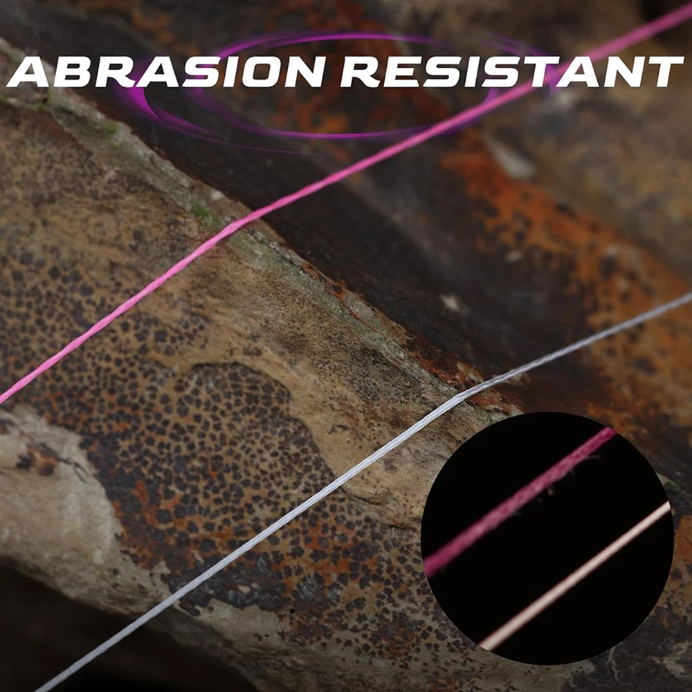 Thornsline 100M 500M Ultraweiche 8X geflochtene Angelschnur Rosa Multifilament Angeldraht aus Japan PE Angelschnur für Karpfen – Detail 2