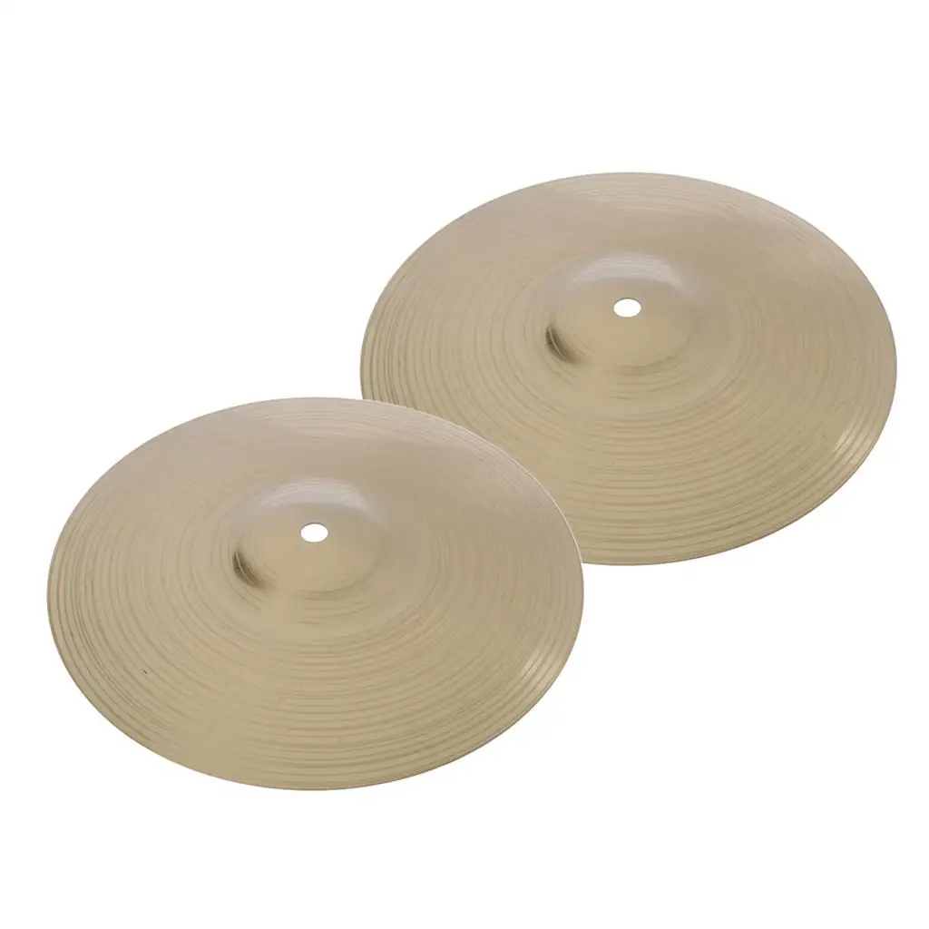2Pack Of Durable Alloy Drum Kit Splash Cymbal for Drummer， 10&lsquo;&rsquo;