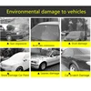 Car Cover Outdoor Protection Full Exterior Snow Cover Sunshade Dustproof Protection Cover Universal for Hatchback Sedan SUV 3