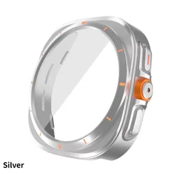 Premium Upgrade Kit for Galaxy Watch Ultra - Enhanced Tempered Glass Screen Protector (Silver)