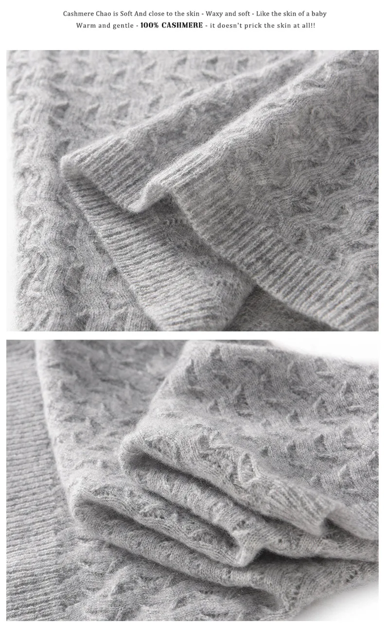 100 % Kaschmir, hochwertiger Halswärmer, Unisex-Halstuch, Nackenschutz, geflochtener Fake-Kragen, warmer Halswärmer, einfarbig, kleiner Schal – Detail 27