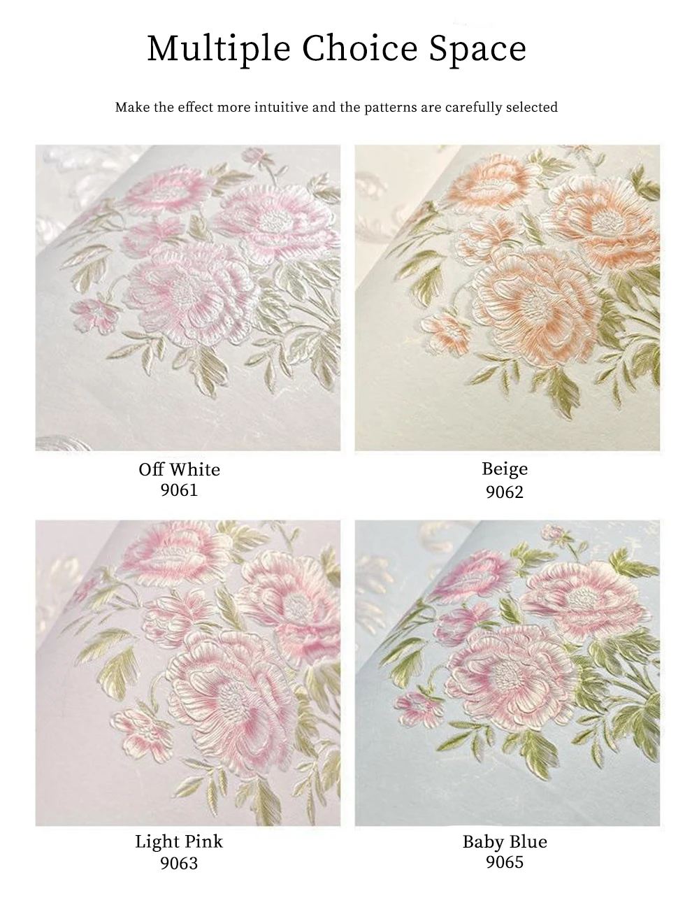 Retro Plum Blossom AB mit selbstklebender Tapeten, Schlafzimmer, Wohnzimmer, Restaurant, Heimdekoration, Tapete, selbstklebend – Detail 13