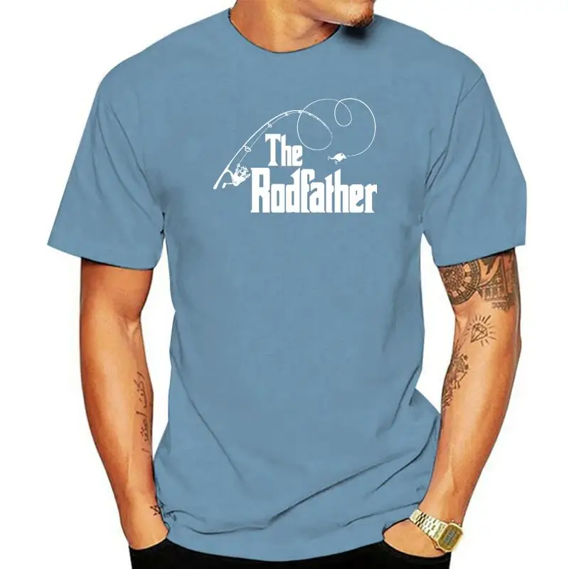 The Rodfather T Shirt Top Godfather Gift Boyfriend Husband Fish