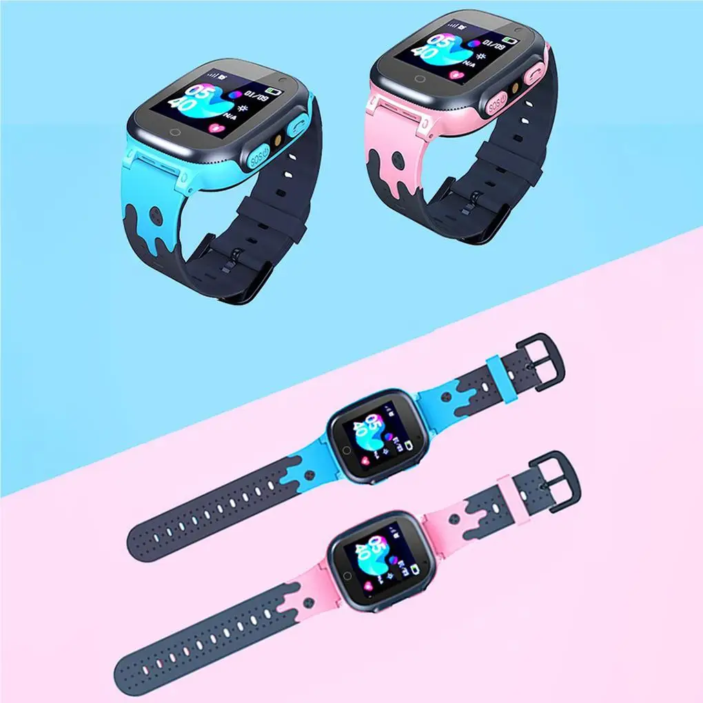 Kids Watches Call Kids Smart Watch Children GPS SOS Waterproof Smartwatch Clock SIM Card Location Tracker Child Watch