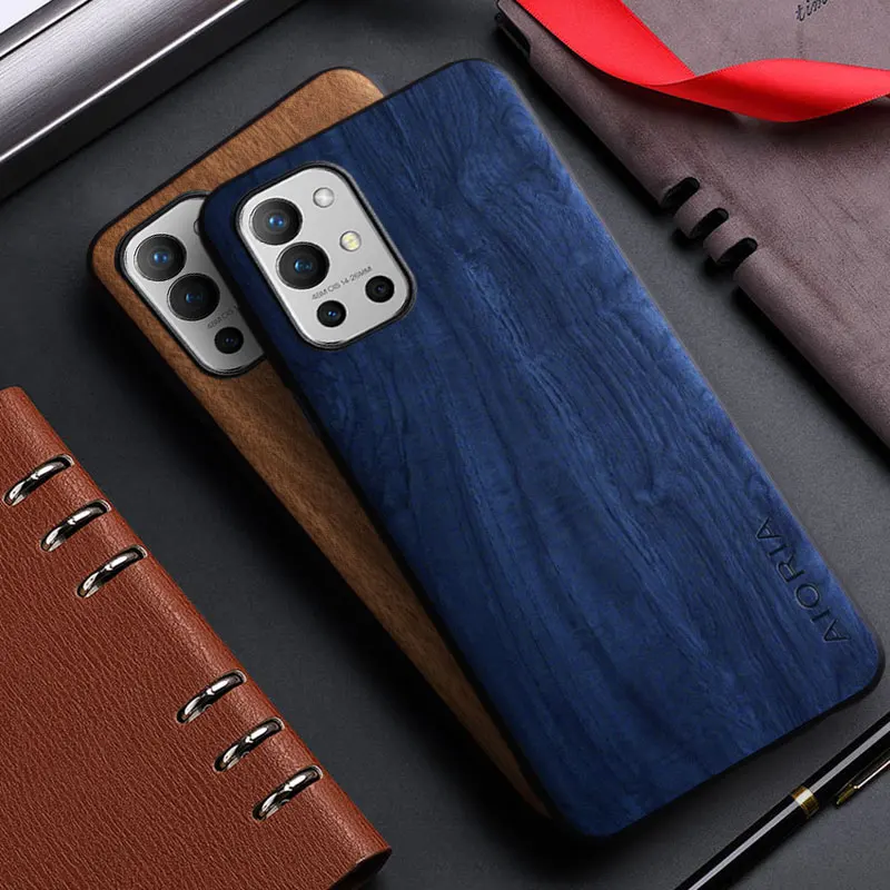 Bamboo Wood Pattern Explosion-Proof Case - Four-Corner Protection Back Cover