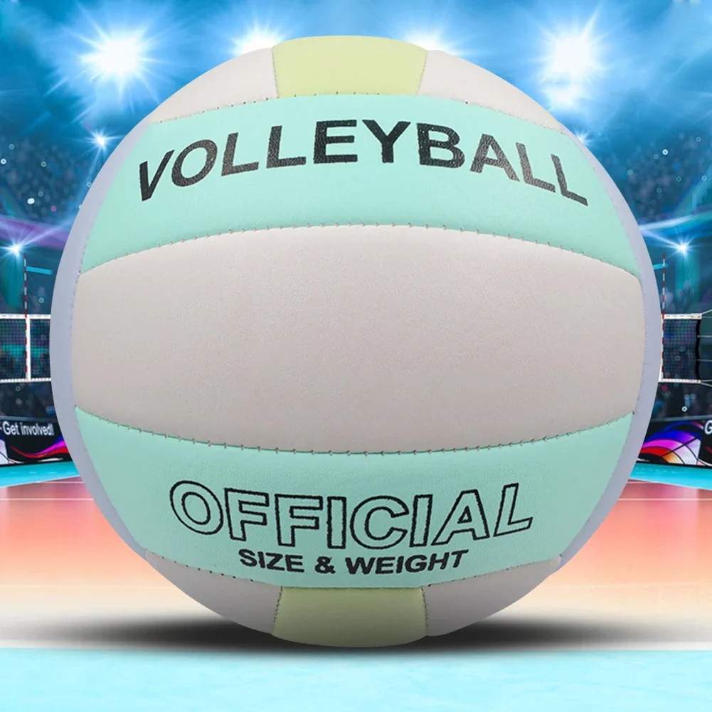 Training Game Volleyball Non-Slip Soft Beach Volleyball Professional Competition for Outdoor Indoor Training Size 5