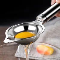 Egg White Separator Stainless Steel Tools Eggs Yolk Filter Gadgets Kitchen Accessories Separating Funnel Spoon Divider Utensils