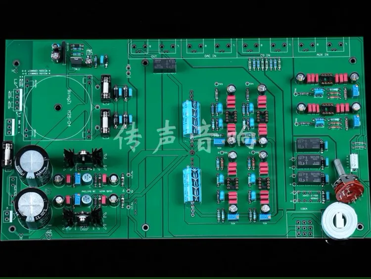 

Assembled Hifi Stereo preamplifier board base on MBL-6010D preamp circuit