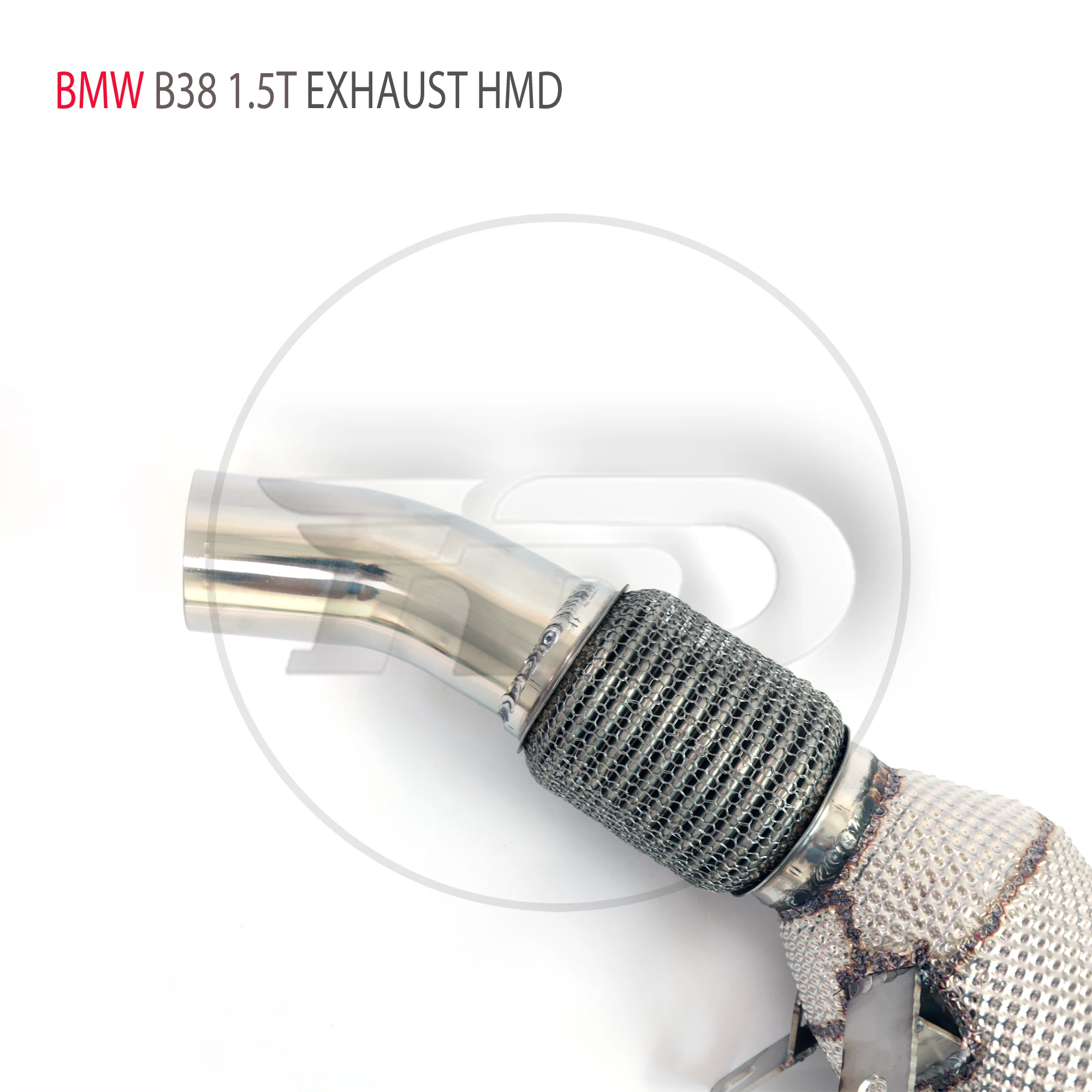 BMW B38 배기 시스템용 HMD 다운파이프, 스테인레스 스틸 성능 헤더, 촉매 자동차 액세서리