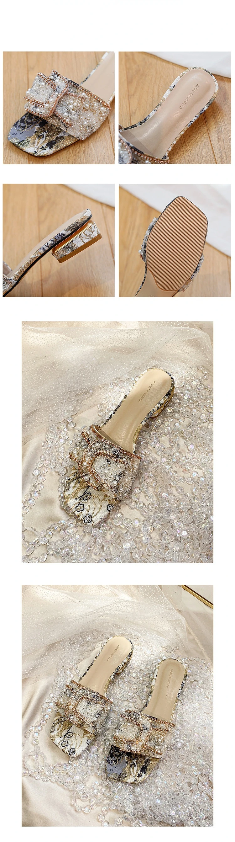 Title 2, Sandales dété femme à strass pour lextérieur....