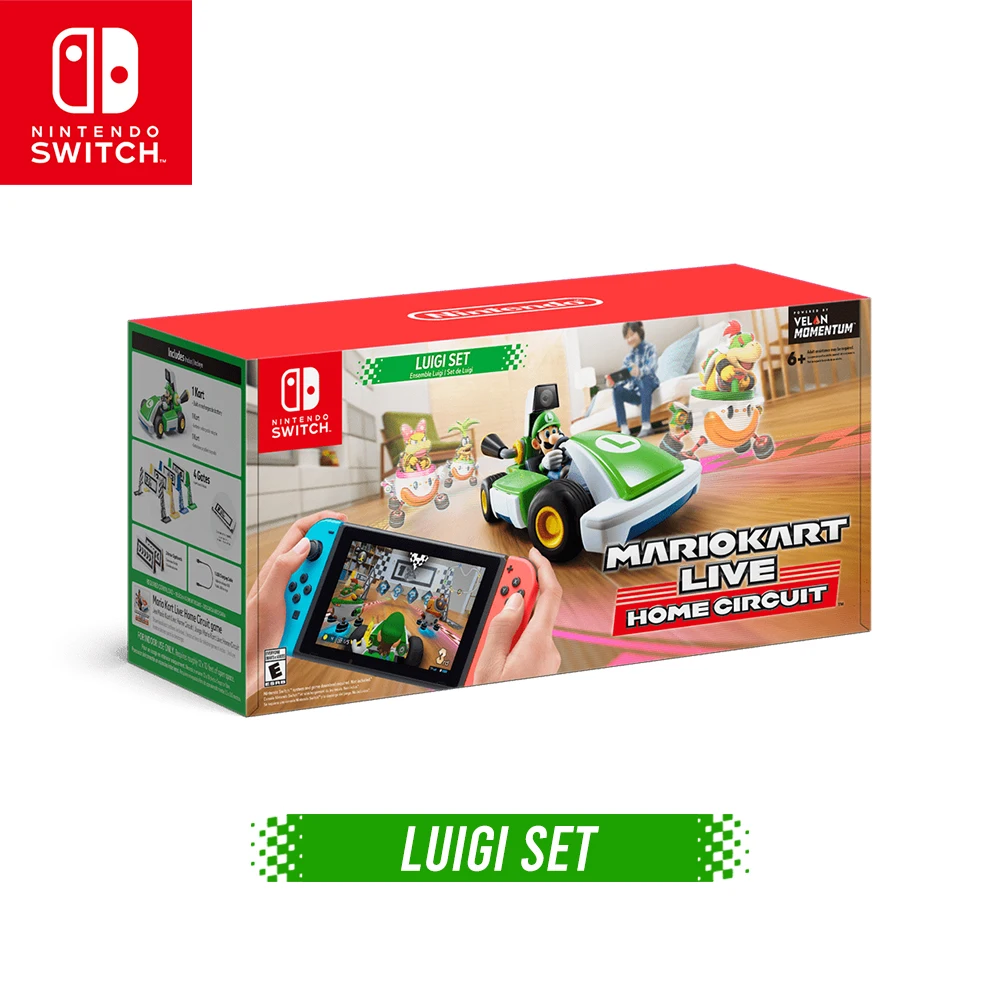 Nintendo Switch  - Mario Kart Live: Home Circuit - Mario Set / Luigi Set - with Digital Download