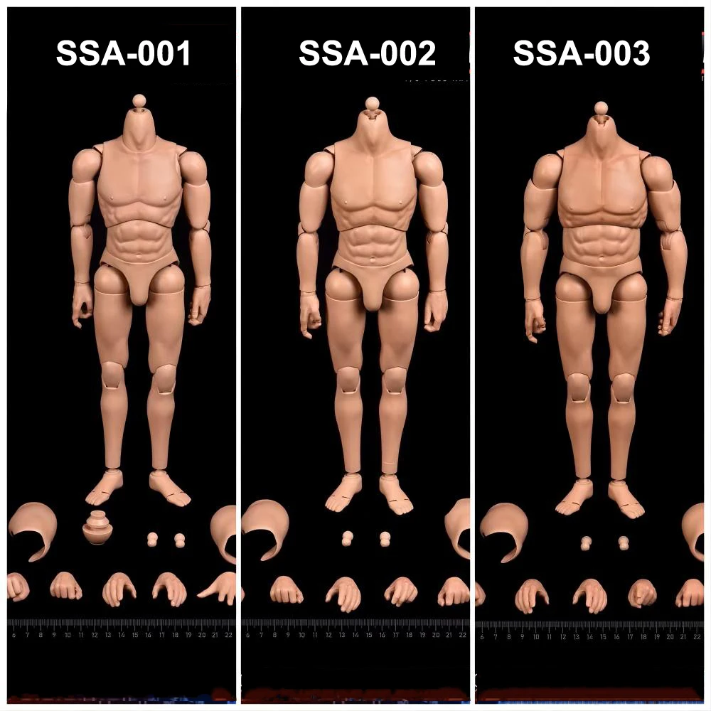 

SOLDIER STORY SSA-001 / SSA-002 / SSA-003 1/6 Male Standard / Strong Muscle Body For 12'' Soldiers Action Figure Head Doll Toys
