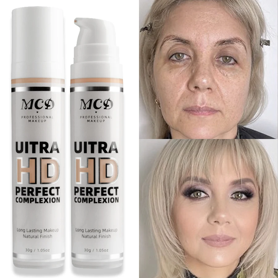 9 Shade Full Coverage Concealer Liquid Foundation Concealer - makeup high coverage  Base makeup Foundation cream  Natural Matte, 2