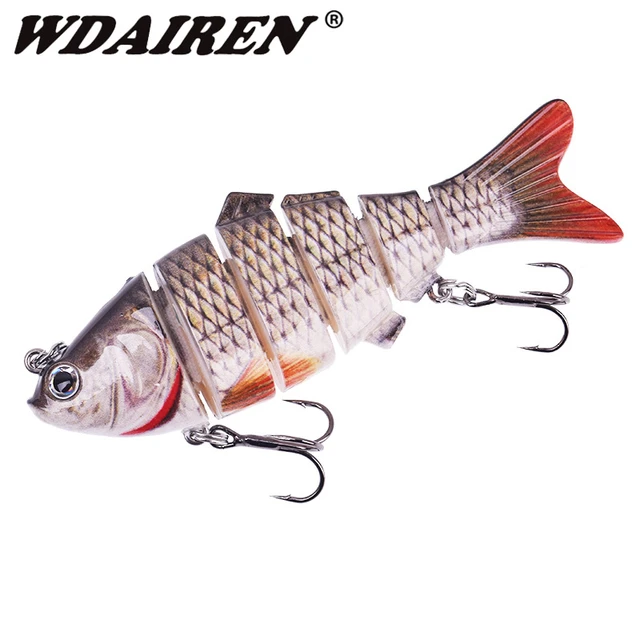 1pcs Fishing Wobbler Lifelike 6 Segment Swimbait Crankbait Hard Bait Slow  Sinking 9.5cm 20g Isca Artificial Lures Fishing Tackle - AliExpress