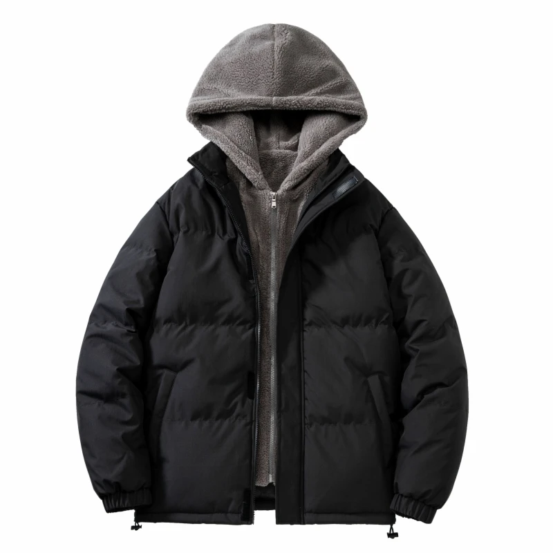 Warm Cotton Fleece Jacket for Fishing and Camping
