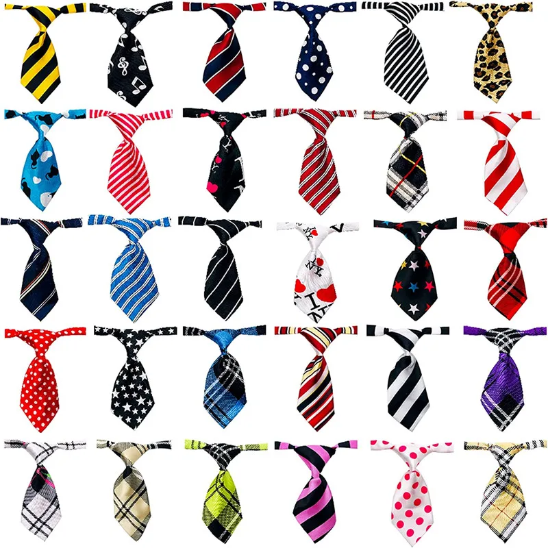 

25/50/100pcs/lot Pet Cat Dog Bow Tie Lots Mix Colors Grooming Accessories Adjustable Puppy Bow Tie Products Pet Bowtie Supplies