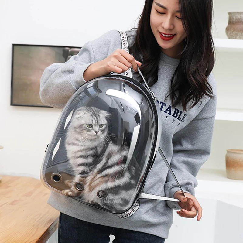 2022-neue-Raum-Kapsel-Katze-Tragetasche-Au-en-Transparente-Pet-Tr-ger ...