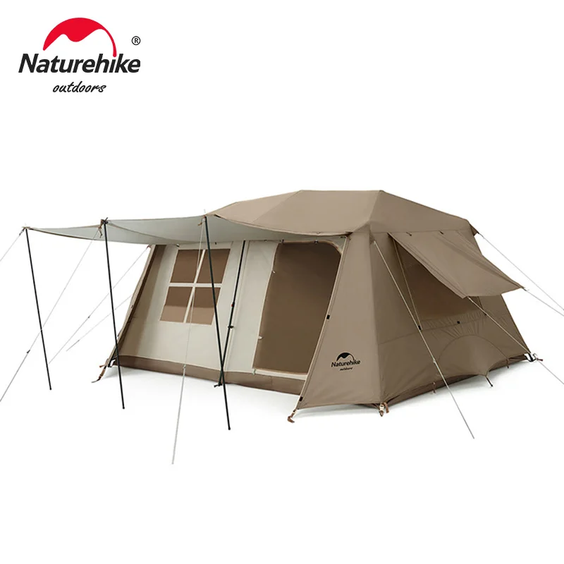 テント　Naturehike ワンタッチ テント 　キャンプ Naturehike Cape5.2 ワンタッチ テント 大型 2～4人用 ‎ロッジ型