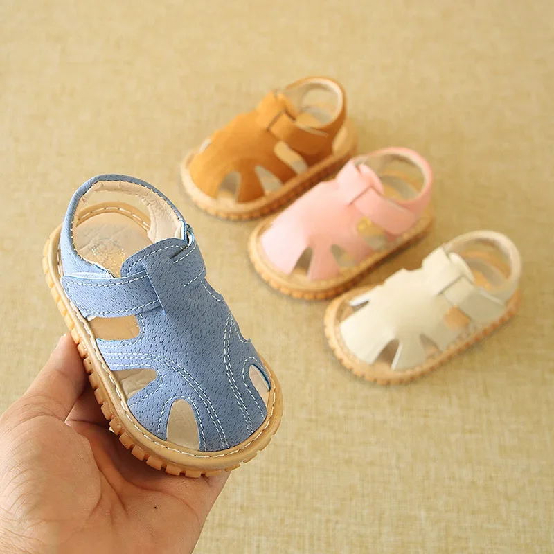 Baby sandals Baby Sandals Toddler Boys First Walkers Newborn Girls First Shoes Indoor Soft Sole Infant Sandals Summer Beach