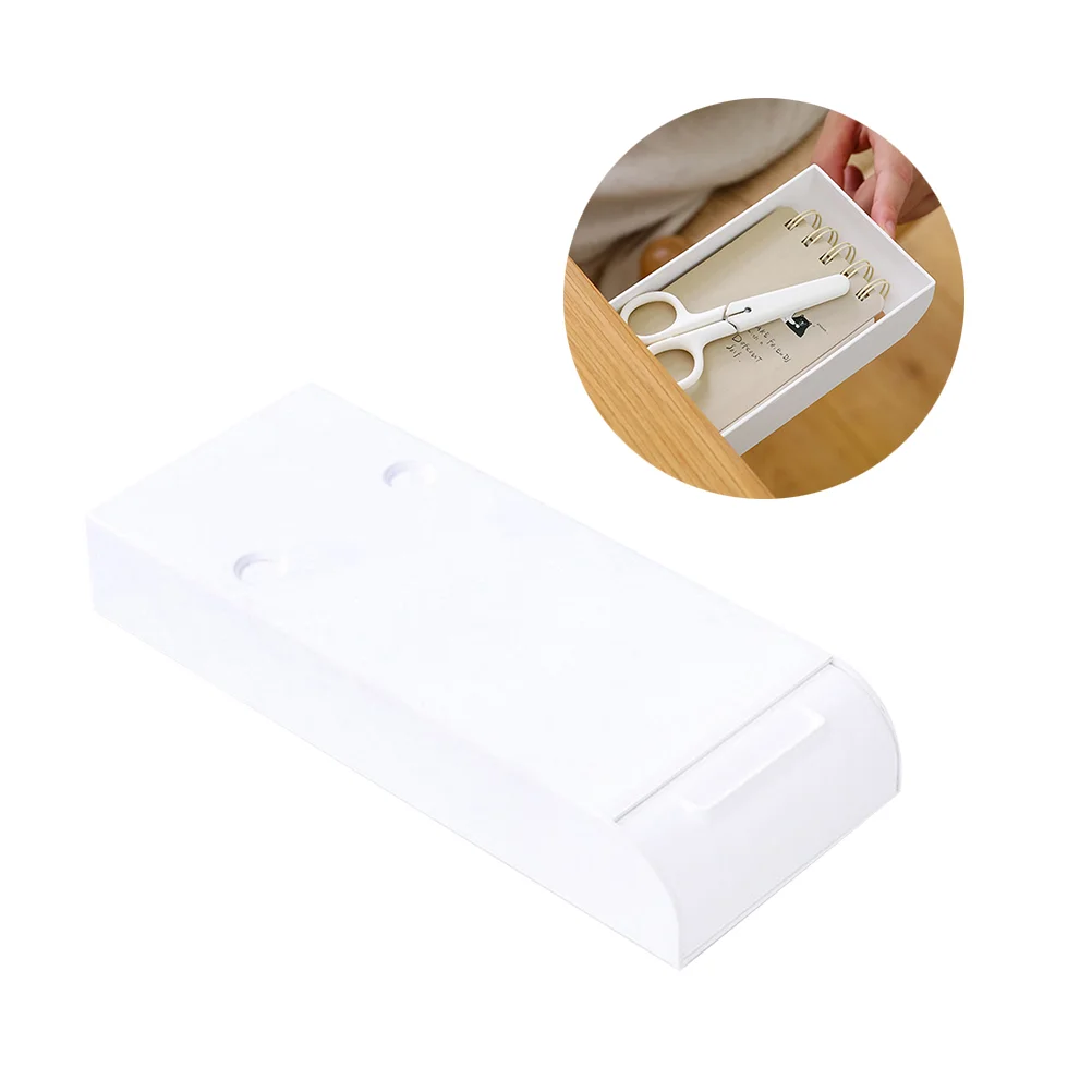

Makeup Storage Organizer Box Invisible Pen for Students Adhesive Case Drawer Design Holder
